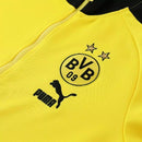 Conjunto Borussia Dortmund Zíper Longo Amarelo